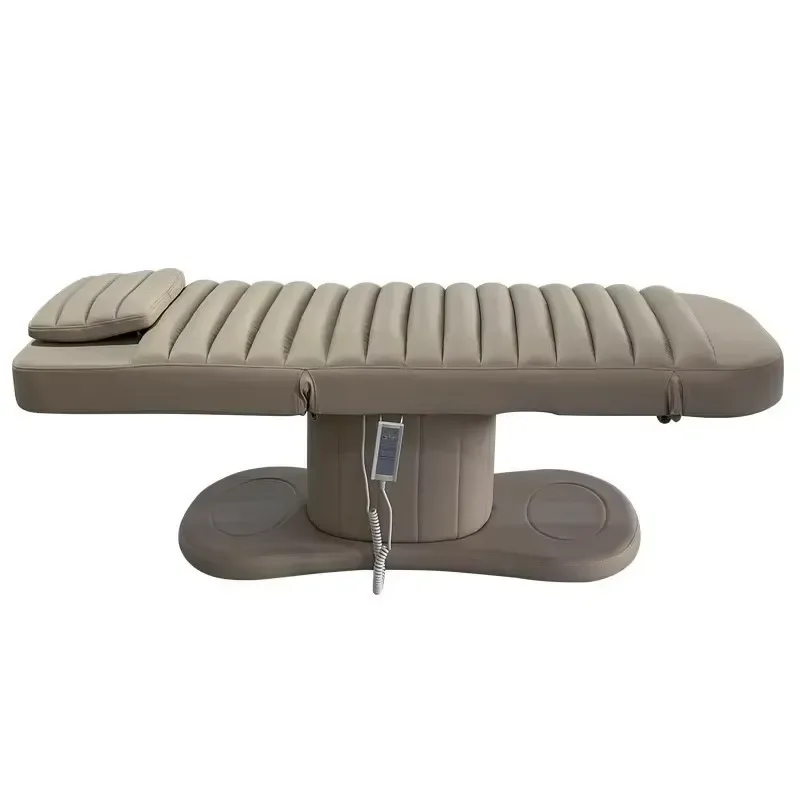 Modern Three Motor Automatic Massage Bed Electric Lifting Facial Care Beauty Chair for Laser Treatment and Spa Therapy