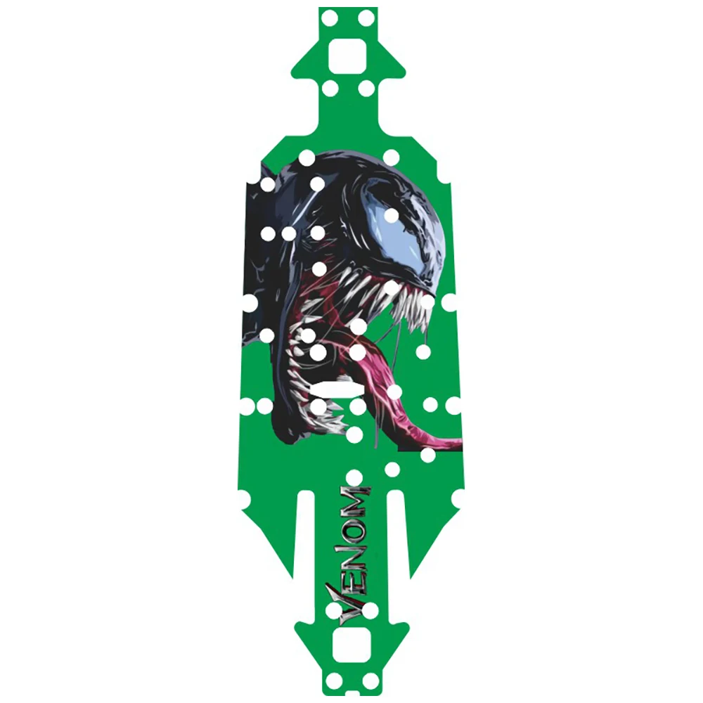 GVM ochraniacz skóry podwozia RC ochraniacz dolnej płyty podwozie Hop Up naklejki pasuje do Arrma Notorious Typhon V5 6s