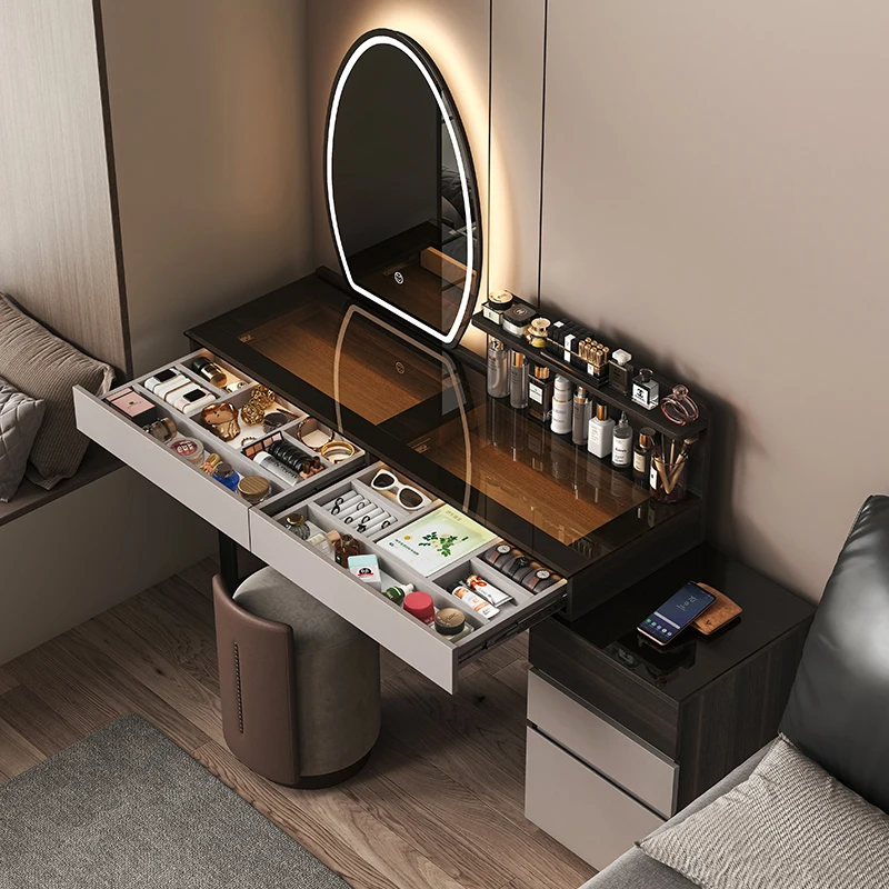 

Minimalist Modern Dressing Table Storage Drawers Desgin European Dressing Table Beauty Cheap Comoda Pra Quarto Trendy Furniture