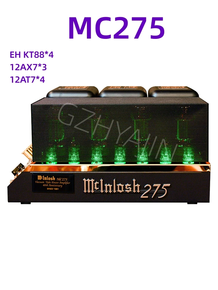 

New Biliary Power Amplifier 1:1 Reproduction MC275 Classic HIFI Fever Grade Imported KT88 Tube from Russia 12AX7*3 12AT7*4