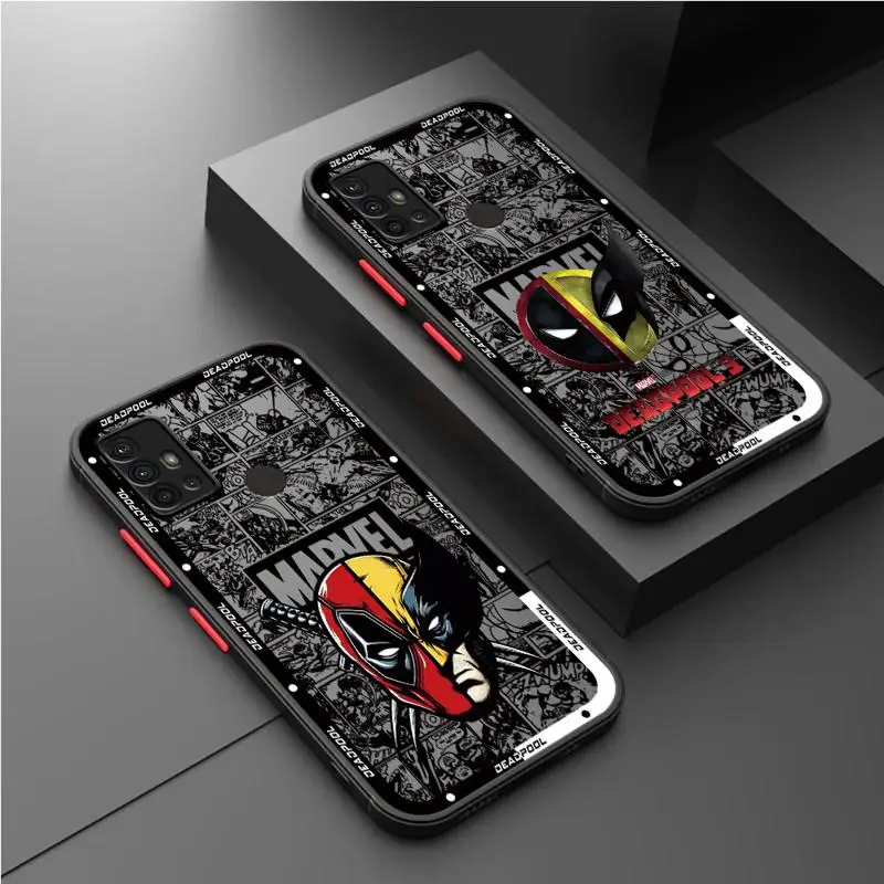 phone cases for Samsung Galaxy A24 case A33 A52s A12 5G A35 A53 A32 A13 A14 A15 Luxury Cover fundas Wolverine Deadpool Brothers