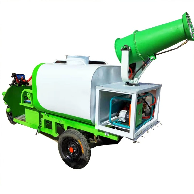 Multifunctional electric three-wheel sprinkler, road dust removal and greening truck, small construction site sprinkler