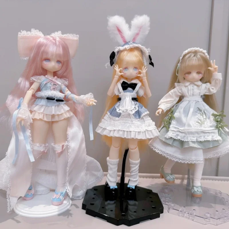 

In Stock Authentic 1/8 Mjd Momotale Rabbit Tea Party Spring Lily Of The Valley Whispers Series Diy Mjd Collectible Toy