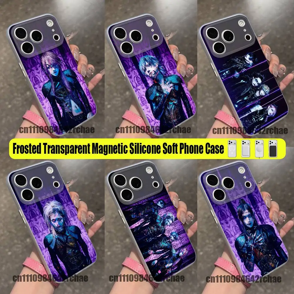 Чехол для телефона J-Jiluka D-DeViLs S-Sena R-Ricko для iPhone 12, 16, 11, 14, 13, 17, 15, Plus, Pro, Max, Air, Mini, с беспроводной зарядкой, магнитный, прозрачный