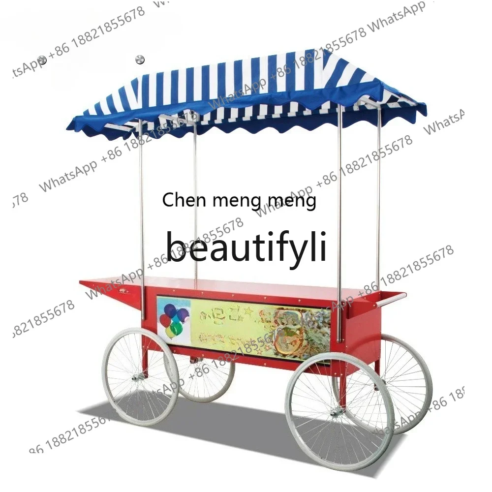 

X Stall commercial fully automatic puffer corn machine with trolley catering shop electric corn flower machineX