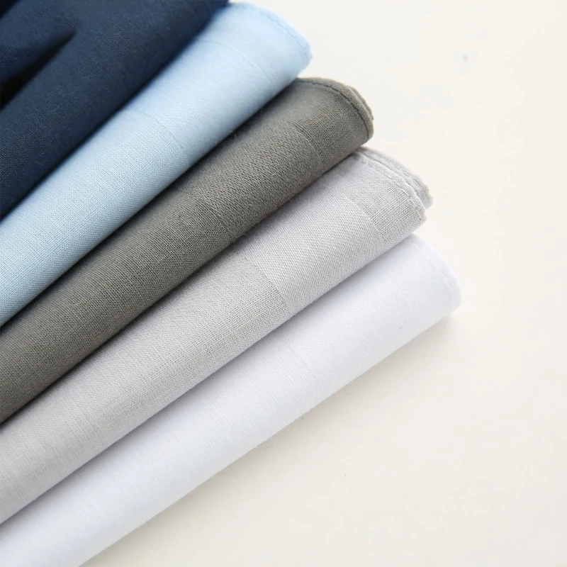 Pocket Handkerchief for Wedding Party Striped Hankies for Husband Dad Grandfathe