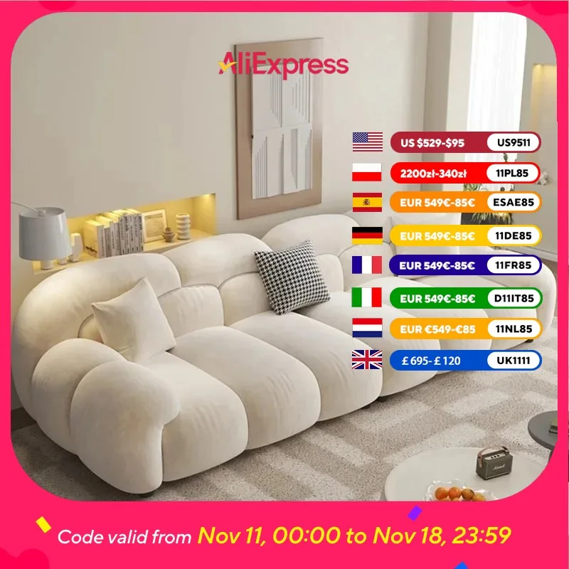 

Unique Living Room Sofas Soft Luxury Comfortable Floor Choice Lazy Sofa Nordic Loveseat Designer Divano Adhd Unique Furniture