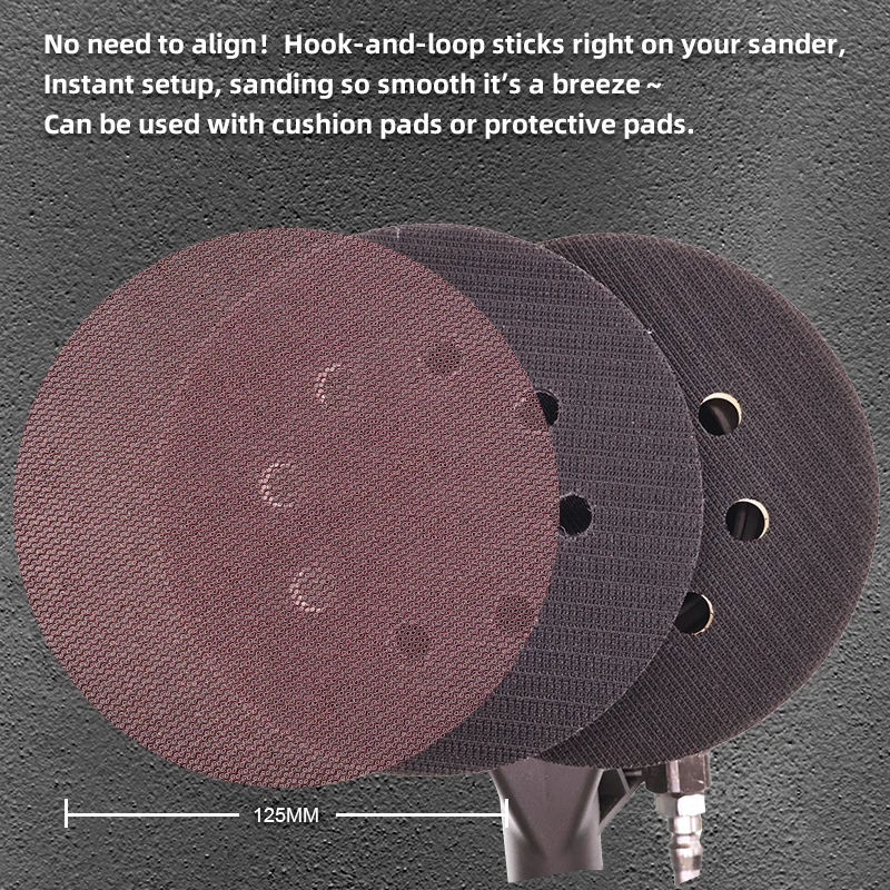 5inch 125mm Mesh Sanding Discs Kit 10Pcs Assorted 60-1000# Abrasive Dust Free Anti-Blocking Sharp for Grinding Wood Furniture