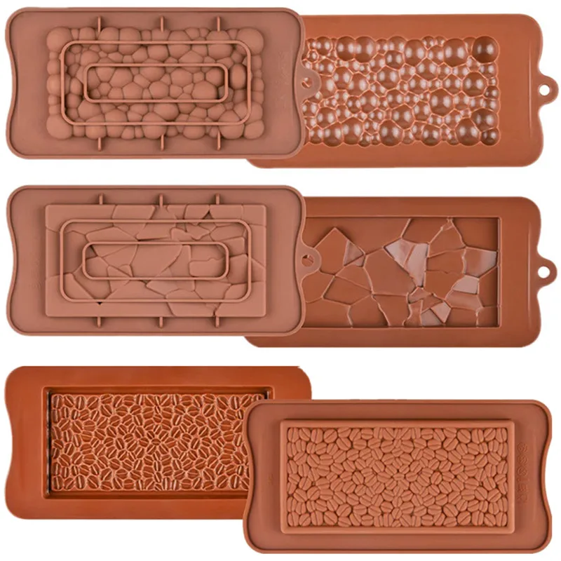 Silicone Break-Apart Chocolate Mold Candy Protein and Engery Bar Silicon Mould