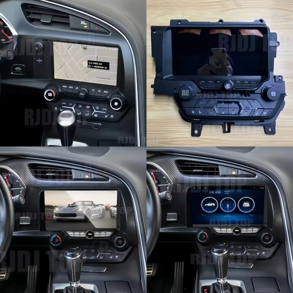 12.3 inch For Chevrolet Corvette C7 Stingray 2010-2020 Android Car Radio Wireless Carplay Multimedia Player GPS Navigation Stere