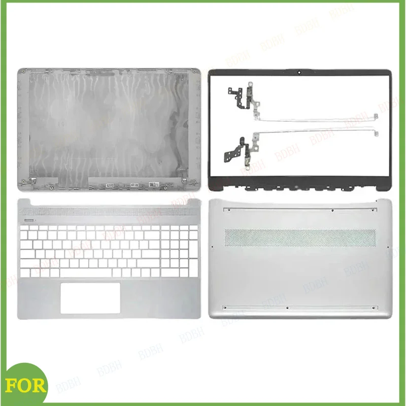 For HP 15S-FQ 15S-FR 15S-EQ 15-EF 15-ER 15-DY TPN-Q222 TPN-Q230 Laptop LCD Back Cover Bezel Hinges Palmrest Botttom Case Top Lid