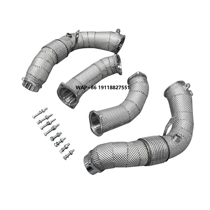 Hot Sell Heat Shield Down Pipe with OPF for M5 M8 F90 F92 F93 LCl Inc CS Late 2021 +