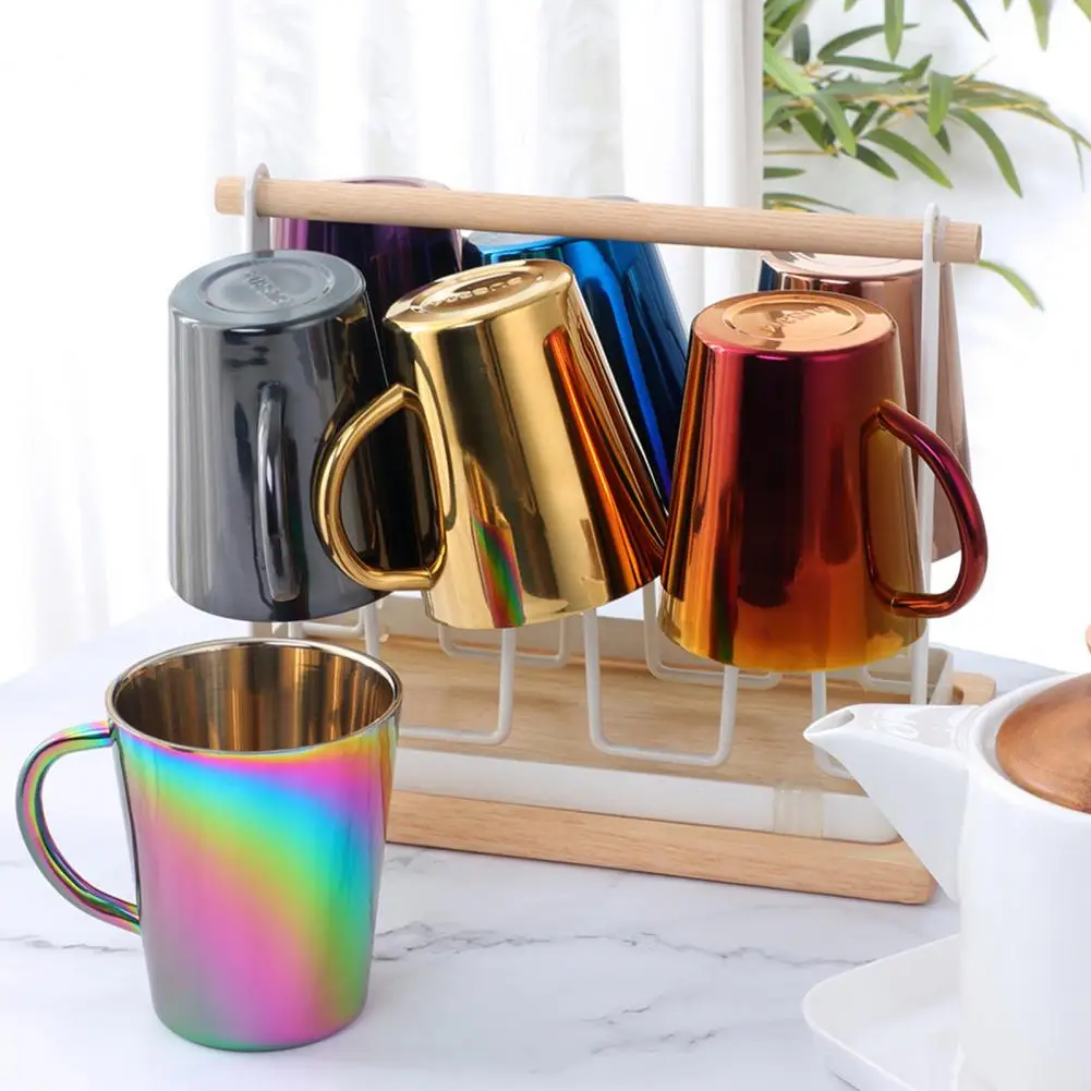 300ml Water Cup Stainless Steel Mug Coffee Cup Double Wall Coffee Mug Tumblers Cup Beer Cup Water Mugs Drinkware tazas de café