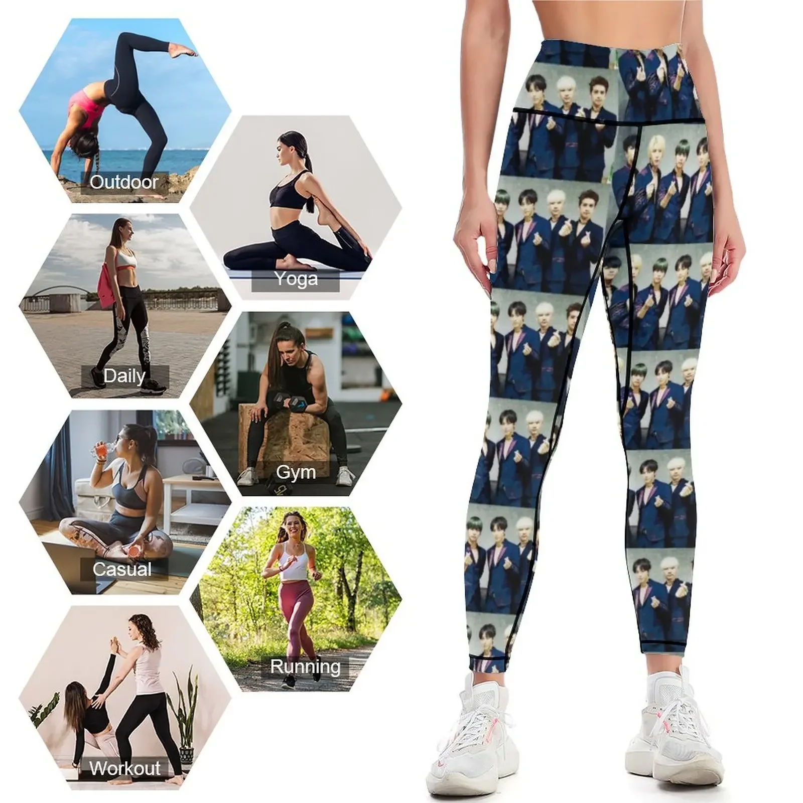 VIXX Leggings Legging deporte gimnasio mujer ropa de gimnasia pantalones de mujer Leggings de mujer