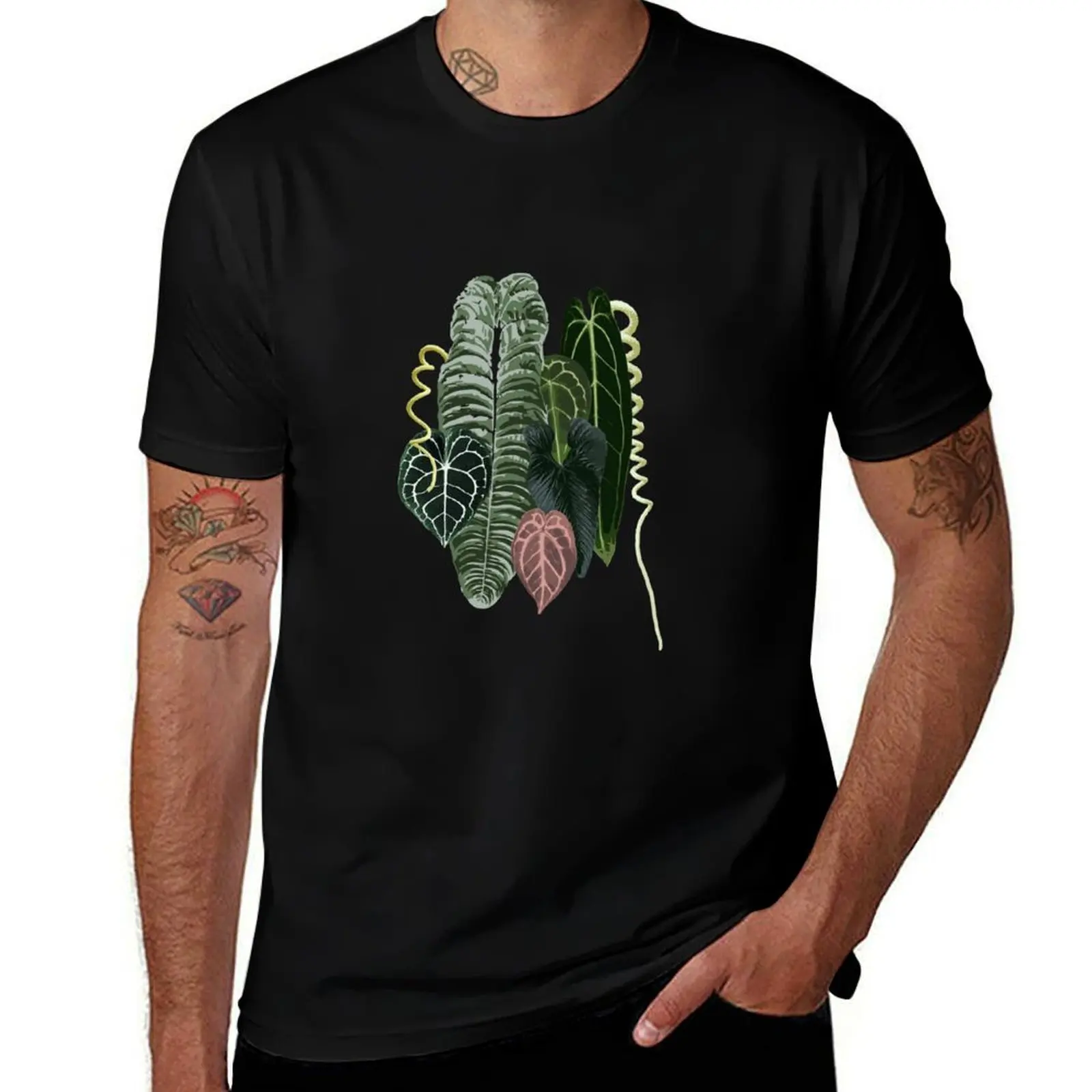Anthuriums T-Shirt Urban Casual Loose Fit Tee