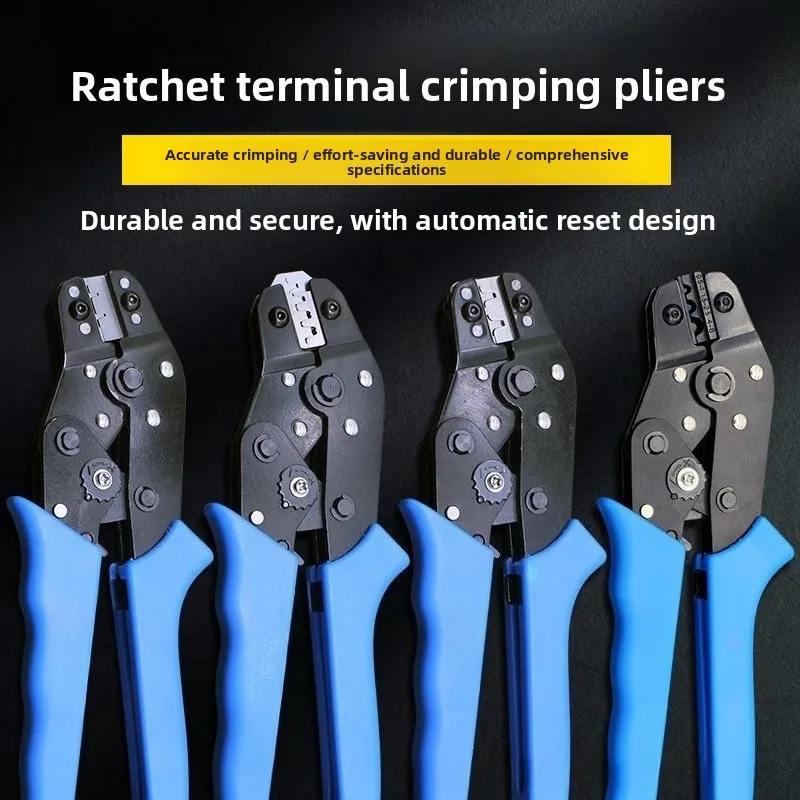Wire Crimping Pliers, Manual Cold Press Terminal Crimper for Electrical Wiring Repair