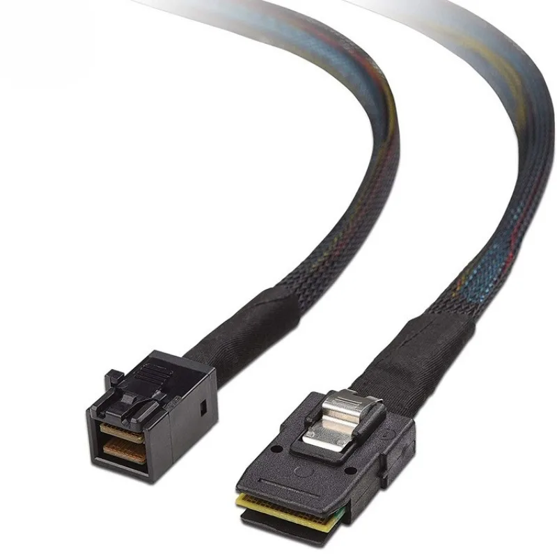 12G Internal Mini SAS HD SFF-8643 ToSFF-8087(36Pin) Cable, 100 Ohm, Flexible, Support RAID, PCIE Controller