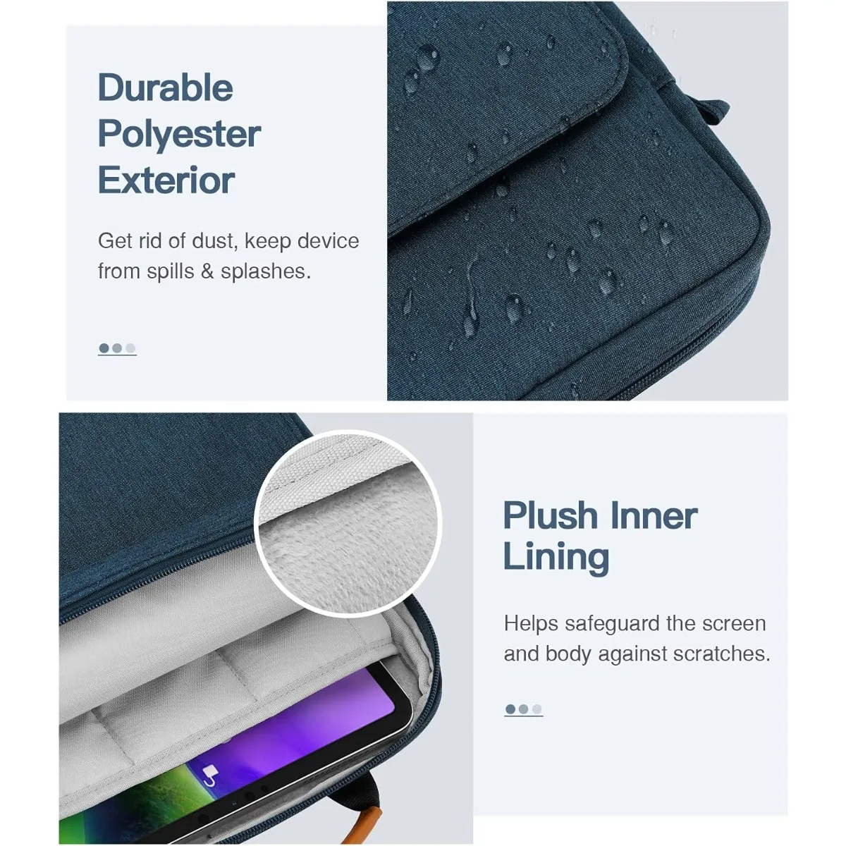 Capa para tablet de 9-11 polegadas com alça de ombro para iPad Air M3 de 11 polegadas, iPad A16 2025, Pro 11 polegadas, iPad 10/9/8/7a geração