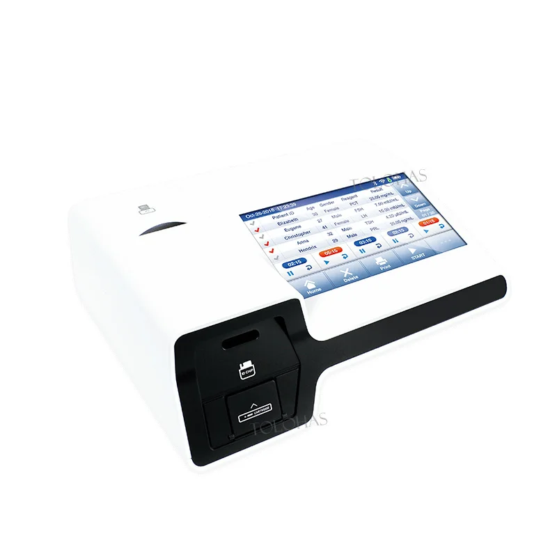 LHBA2000 Dry Fluorescence Immunoanalyzer Lab Fluorescent Quantitative POCT Immunoassay Analyzer