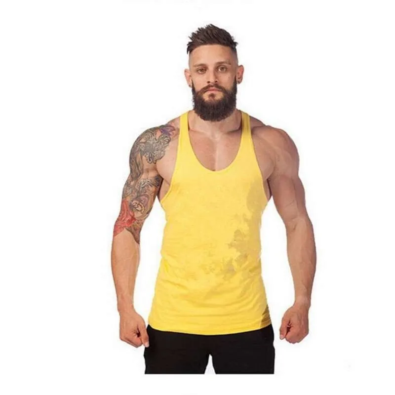 2020 Summer Plus Size Men Clothing Tank Tops Black White Gray Singlets Sleeveless Fitness Men Vest Casual Bodybuilding Vest New