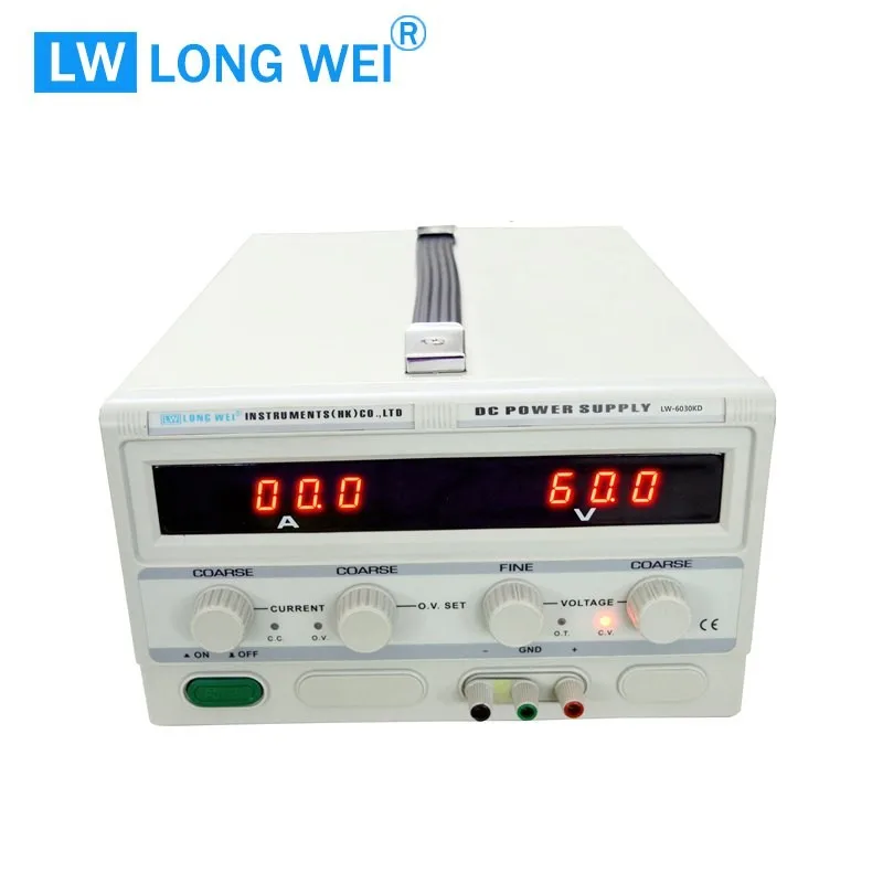 LW-6030KD Adjustable 60v 30a Bench Power Supply Power Source For Plating