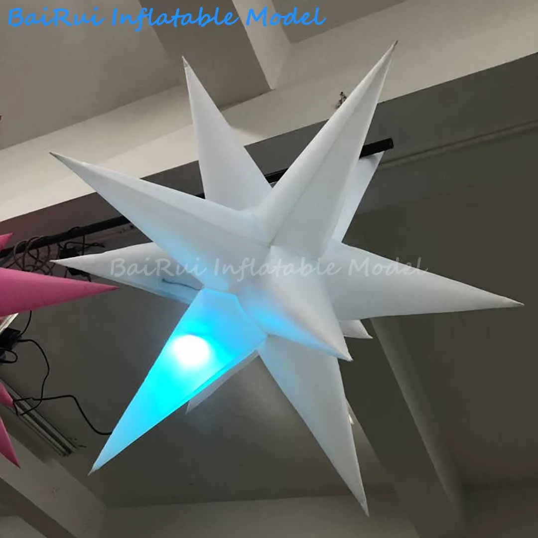 Aufblasbare Leuchtende Sterne mit Farbwechsel-LED-Licht für Nachtclub, Bar, Party, Dekoration, Event-Werbung und Requisiten – Detail 1