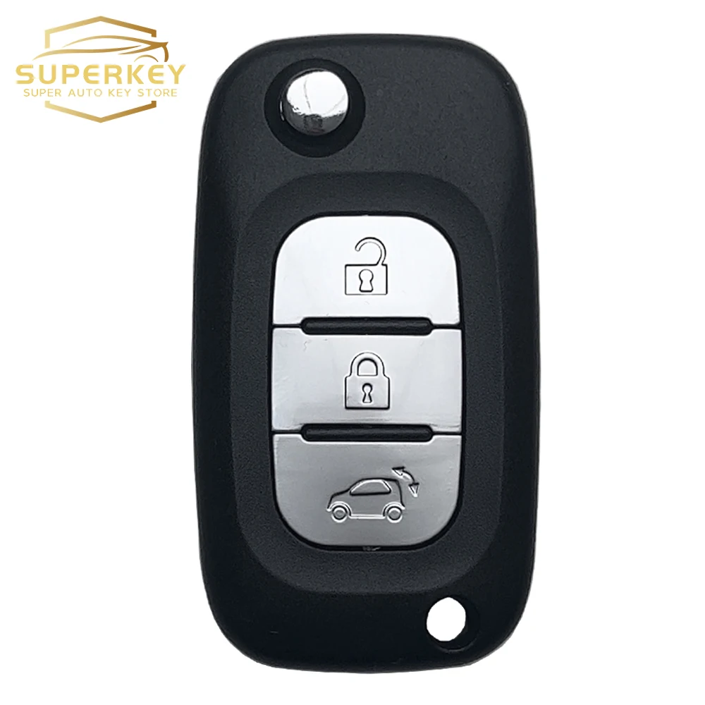 SUPERKEY Flip Folding Car Key Shell Case Fob For Mercedes Benz Smart Fortwo 453 Forfour 2015 2016 2017 CWTWB1G767 TWB1G767