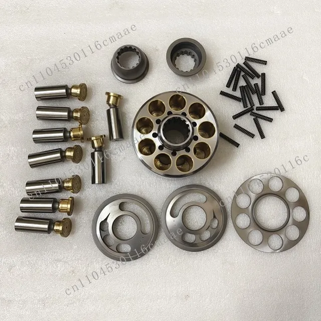 

Suitable for excavator SK350-6 SK350-8 K5V140 K5V140DT pressure main pump repair kit parts drive shaft cylinder valve plate, etc