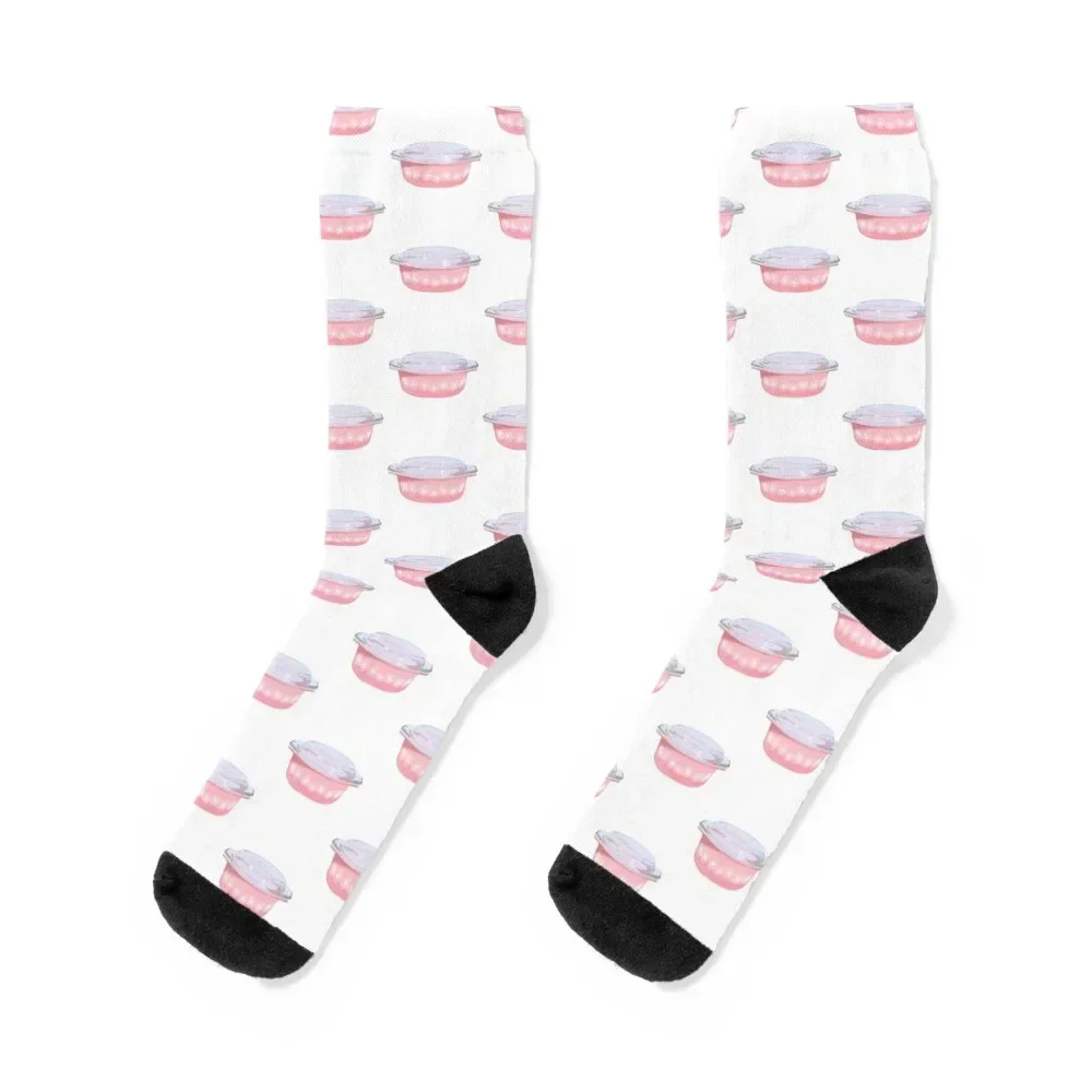 Pink Daisy Pyrex Socks happy New year's shoes japanese fashion Girl'S Socks Men's