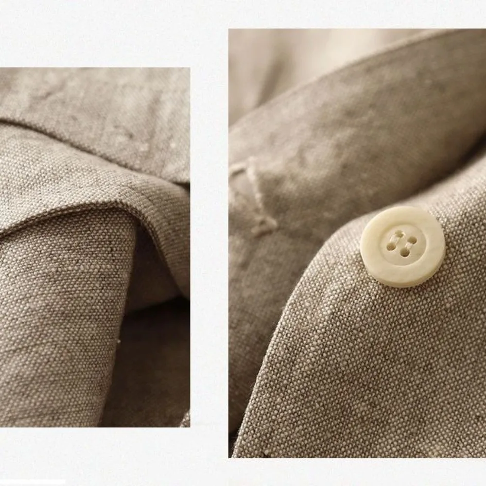 Retro Casual Cotton Linen Vest Elegant Sleeveless Waistcoat Simple Round Neck Top for Women