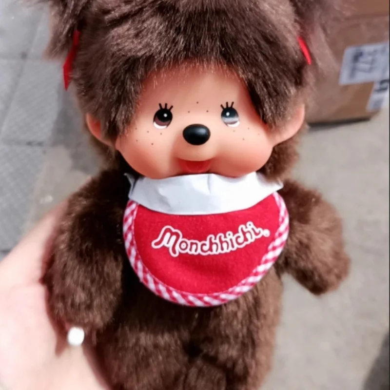 20cm Kawaii Monqiqi Cute Anime Figures Plush Toys Bag Pendant Puppet Decoration Keychain Girl Children Couple Birthday Gift