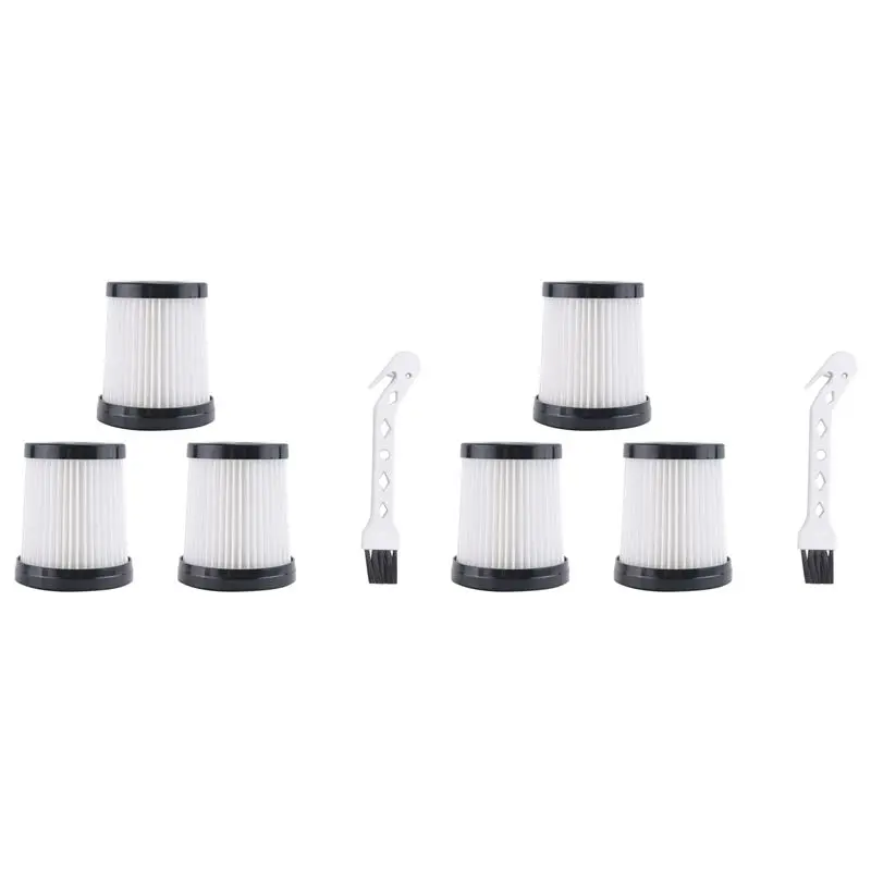 Exquisite-6X HEPA Filter For Fabuletta FSV101 FSV001 24 Kpa Cordless Stick Vacuum Replacement Filters For Girnoor G160 & G165