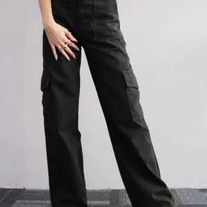 New Y2K Women Vintage Load Pants Streetwear Techwear Korean Harajuku Parachutes Beige Sweatpants Larga Joggers 6 Main Sales Beige Pants - №6