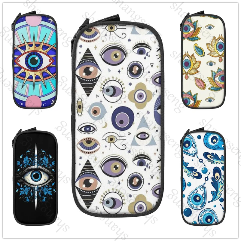 

Pencil case large capacity pencil case stationery storage bag student learning supplies gift Amulet from the Evil Eye Magic Eye