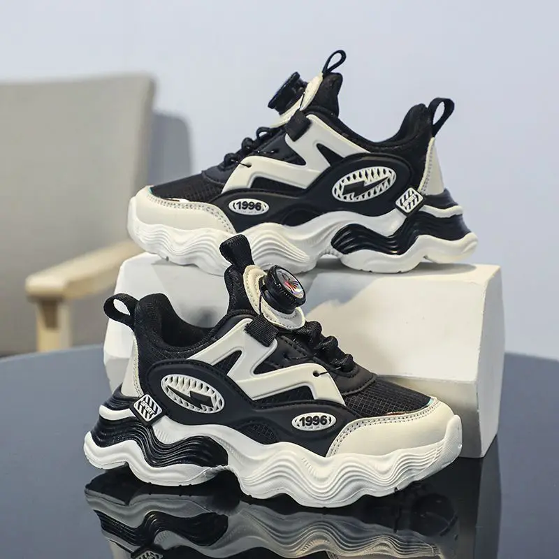 

Водонепроницаемые кожаные кроссовки для мальчиков, весенне-осенняя новая нескользящая повседневная обувь на мягкой подошве для школы, улицы, больших детей ​