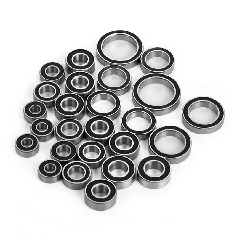 

New：26Pcs Sealed Bearing Kit for Traxxas TRX-4 TRX4 1/10 RC Crawler Car Upgrade Parts Accessories
