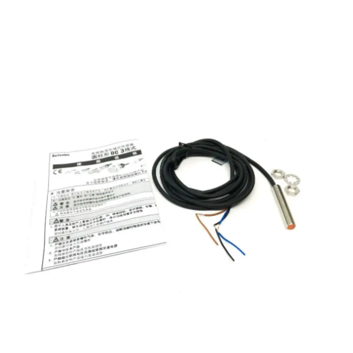 

PRL08-1.5DP, Датчик, Индуктивный датчик, Длинный круглый M8, Экранированный, Датчик 1,5 мм, PNP, NO, 3-проводной, 10-30 В постоянного тока