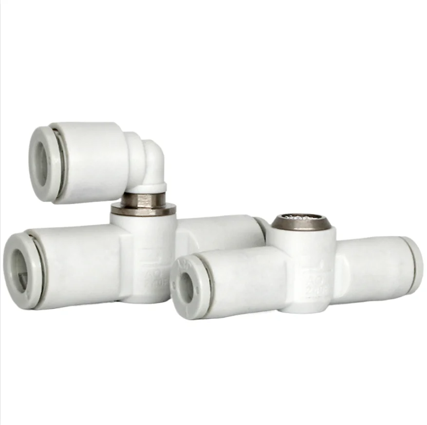 Quick exhaust valves AQ240F-04-00 and AQ340F-04-00 are equipped with built-in mufflers