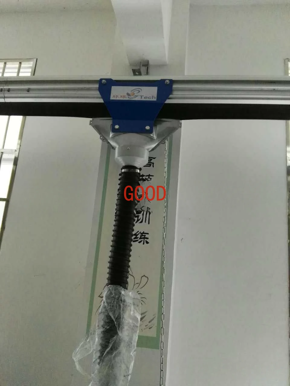 Automobile slide type exhaust gas extraction system Exhaust gas extraction machine