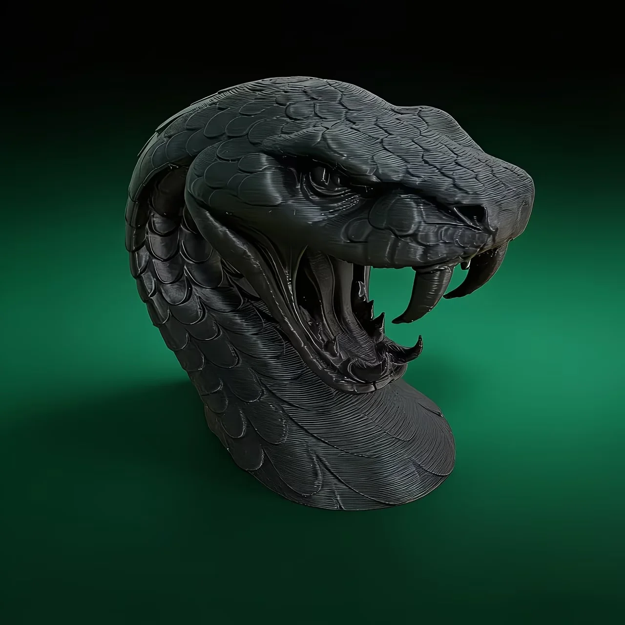 Snakehead Decoration Python Model Desktop Creative Ornament Home Decoration