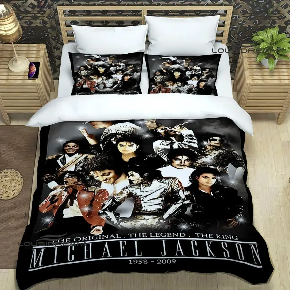 Michael Jackson printed Bedding Sets exquisite bed supplies set duvet cover bed comforter set bedding set luxury birthday gift