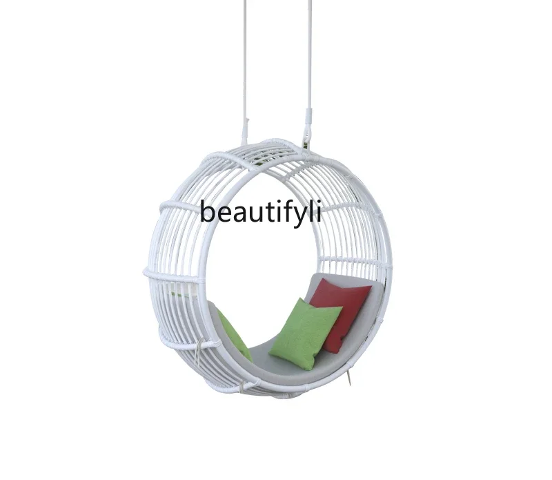 

Outdoor swing bird's nest scenic shooting props background creative homestay hanging basket