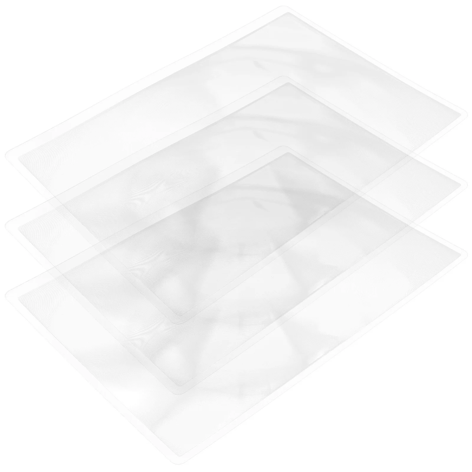 

3Pcs 3X Book Magnifier for Reading Full A4 Page Coverage 300mmx210mm PVC Thin Lens Senior Reading Aid Portable Flat Sheet Style