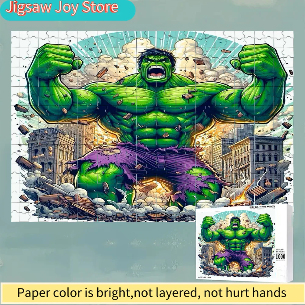 

of HulkPuzzle | Large, Mixed Color Puzzle Perfect for Home Decoration, Living Rooms, Offices, Christmas, and Halloween Gifts