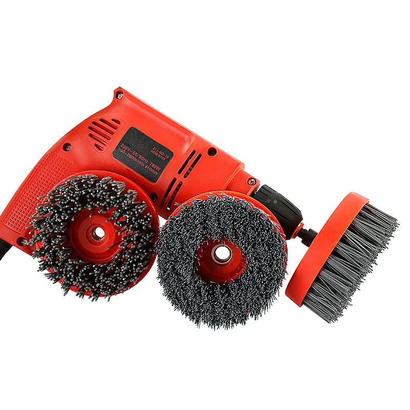 4 inch electric cleaning brush with electric drill brush head marble granite kitchen bathroom tile polishing antique brush