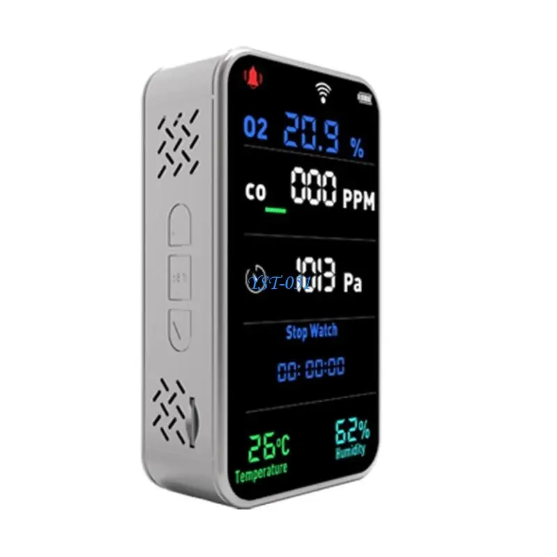E15A Easy Carry Oxygen Carbon Monoxide Meter with WiFi Connection & Data Storage ABS