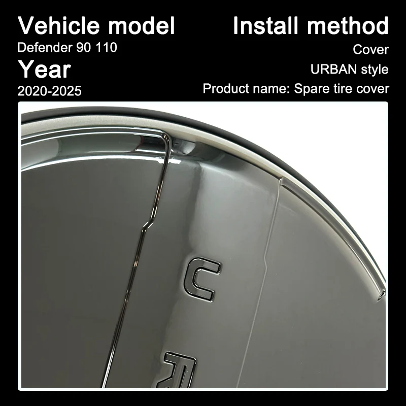 Urban style Spare tire cover for Land Rover Defender 90 110 130 2020-2026 Spare tire cover Suitable for 18-22 inches