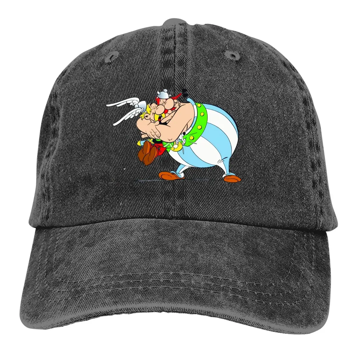 Asterix and Obelix Multicolor Hat Peaked Women's Cap Hug Personalized Visor Protection Hats