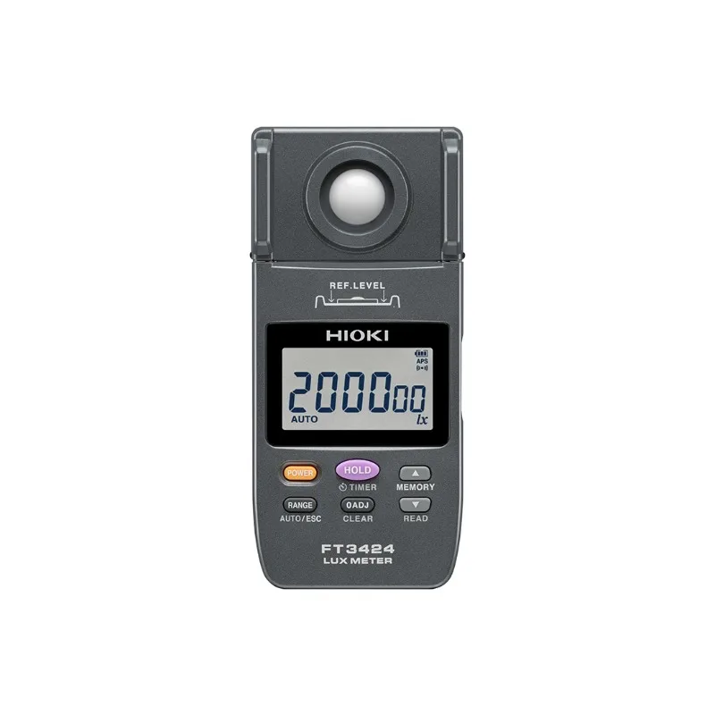 1PC NEW HIOKI FT3424 Digital Lux Meter In Stock 20-200000lx DIN Class B Si Photodiode 99-Point Data USB Timer Hold Original Box