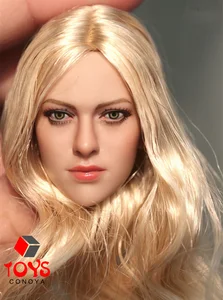 Kimi Toys KT004 KT005 1/6 Gold Girl Sculpt European American Head Talling Fit 12 8 Mejores ventas 1 6 Sculpt de cabeza femenina - №4
